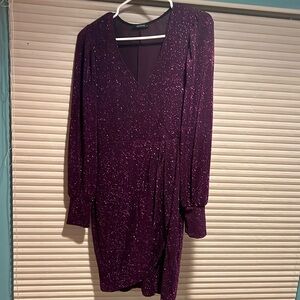 Gently used purple sparkly dress